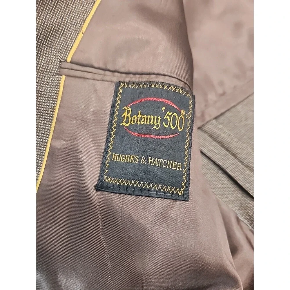 Botany 500‎ Sport Coat Blazer Jacket Mens 46XL Dark Brown